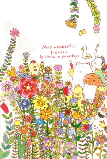 香りのポストカード・はがきDMサンプル